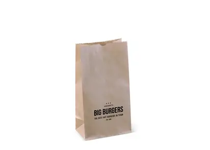 Brown Paper Pouches Printing Grocery Paper Pouches Paper Bags